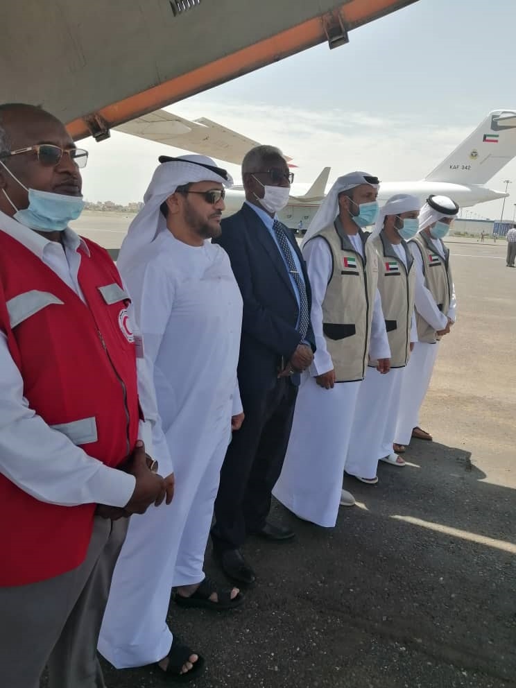 مساعدات من الامارات العربيه إلى السودان