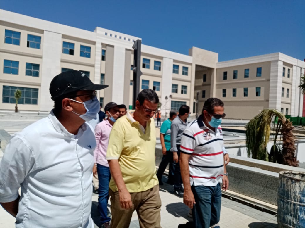 خلال تفقد جامعة العلمين الدولية