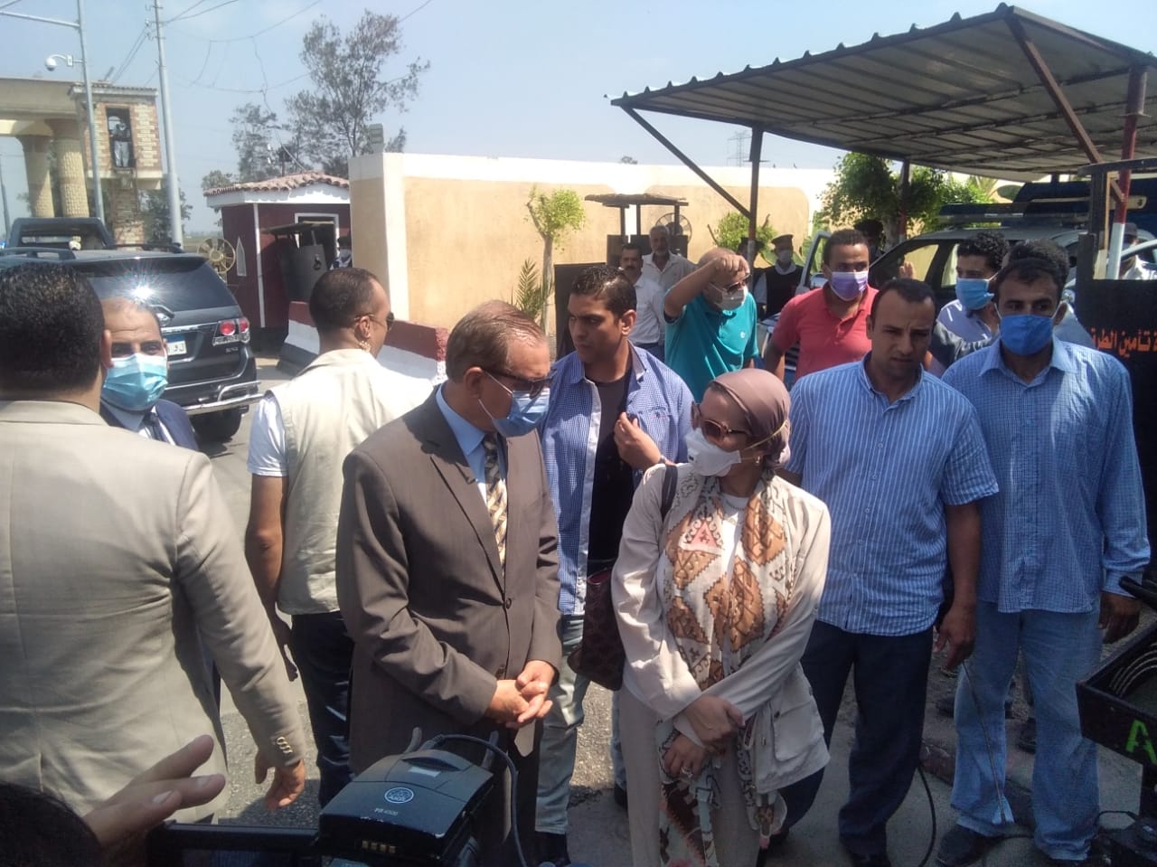 جولة وزيرة البيئة ومحافظ كفر الشيخ