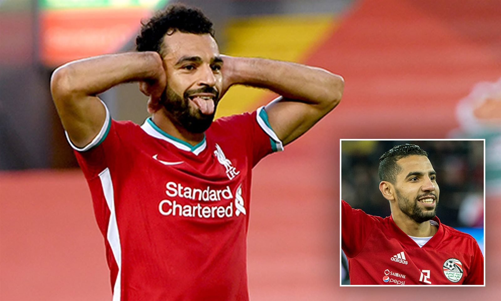 محمد صلاح يحتفل على طريقة مؤمن زكريا