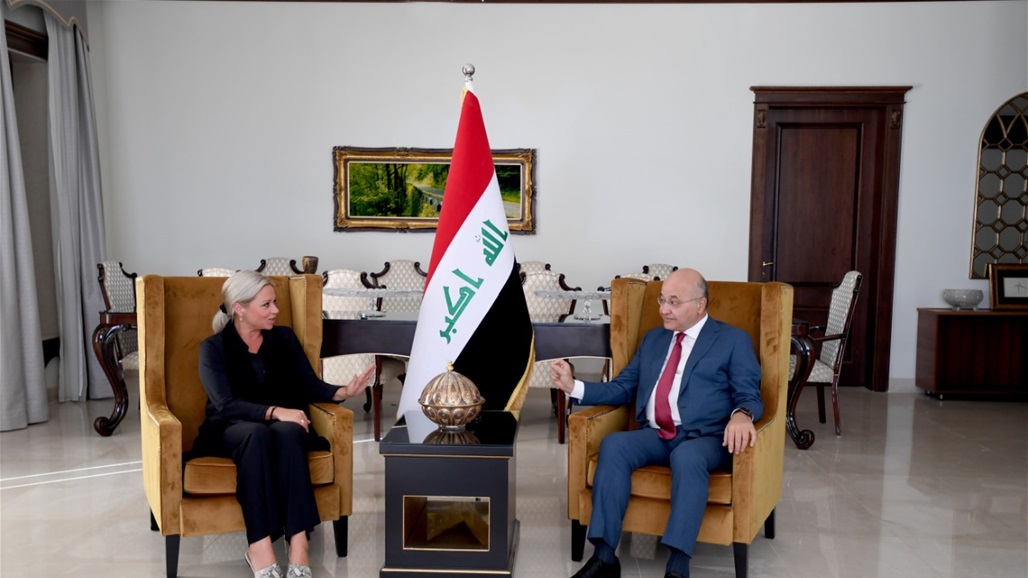 الرئيس العراقي لممثلة الأمم المتحدة