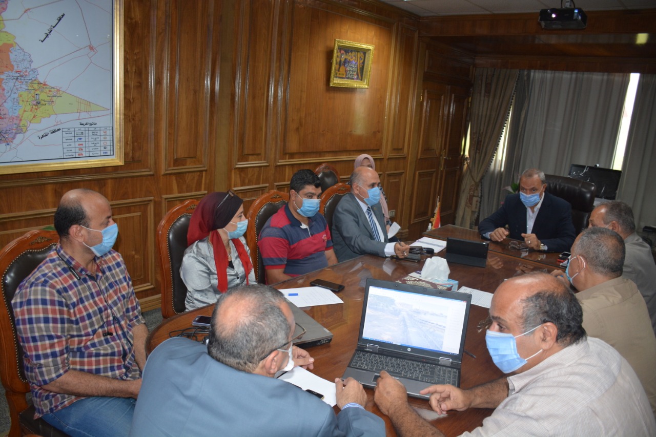 اجتماع محافظ القليوبية 