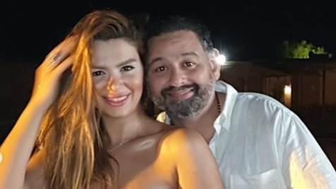  امير شاهين وخطيبته منه جاب الله