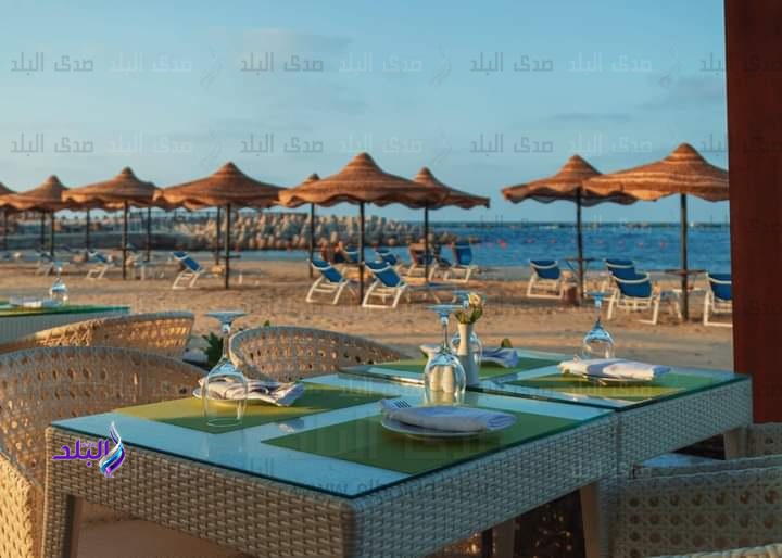 المنطقة الشاطئية لفندق اللسان
