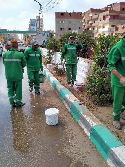 تجميل ورفع الإشغالات بشوارع الشرقية