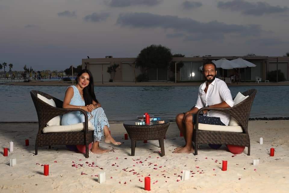 يوسف الشريف وزوجته
