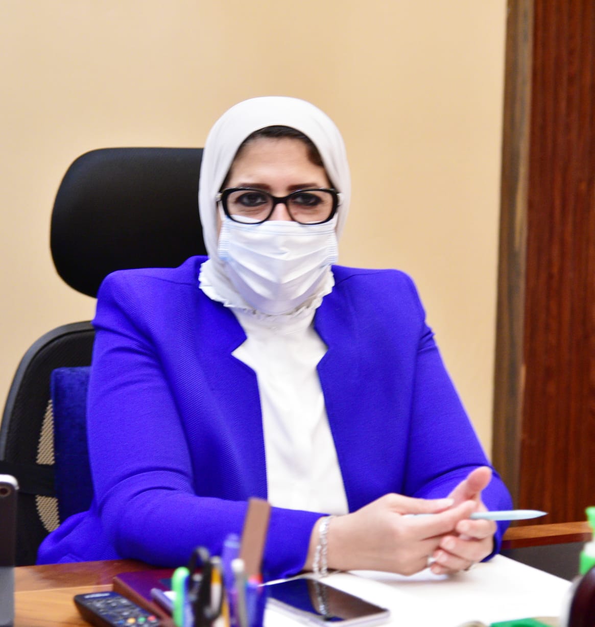 وزيرة الصحة هالة زايد