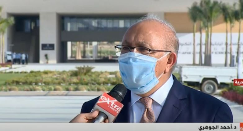 أحمد الجوهري رئيس الجامعة المصرية اليابانية