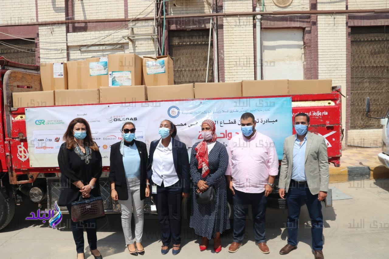 خلال عملية تسليم الإمدادات