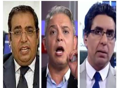 محمد ناصر ومعتز مطر وحمزة زوبع