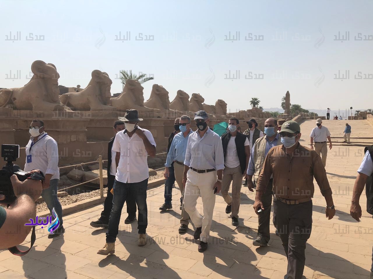 السفير الأمريكي بالقاهرة جوناثان كوهين في  الأقصر