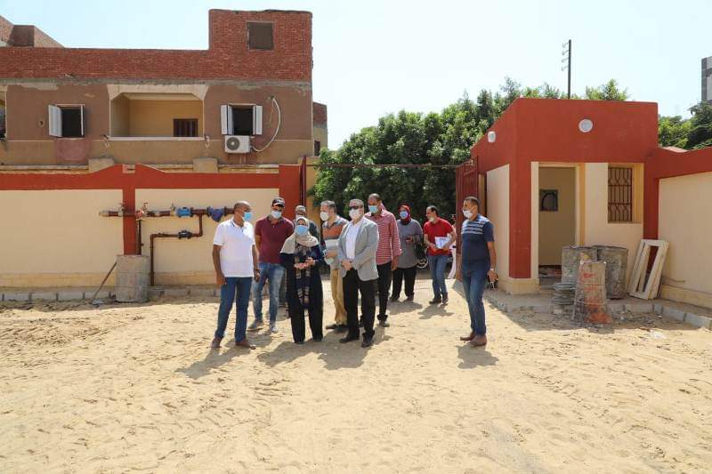 محافظ المنوفية : يتفقد الأعمال الإنشائية لمدرستين بالشهدا 