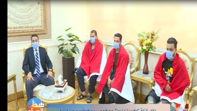 المصريين العائدين من ليبيا 