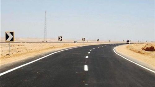  غلق جزئى لطريق الواحات قبل تقاطعة مع طريق الفيوم بالجيزة