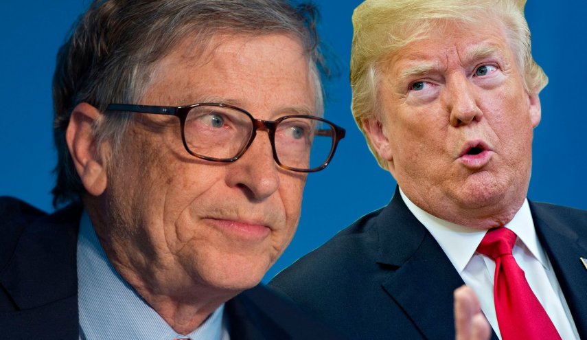 ترامب - بيل جيتس 