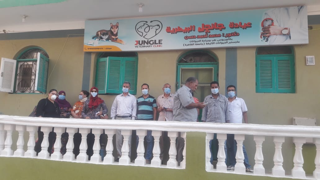 غلق وتشميع عيادة طبيب الفرخة 