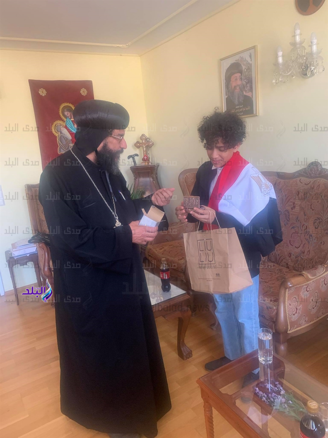 الانبا جبريل والشاب ميسرة 