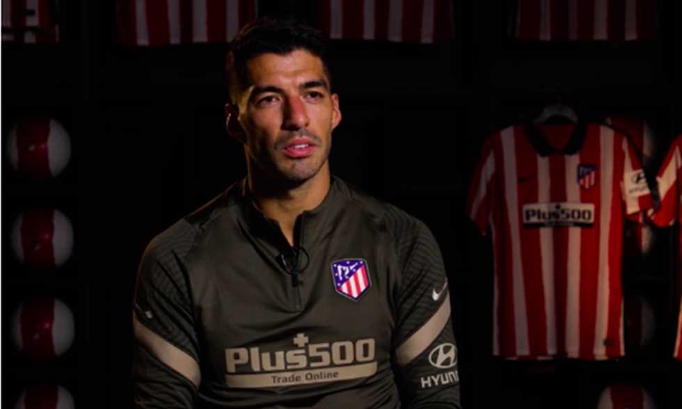  لويس سواريز مهاجم أتليتكو مدريد 