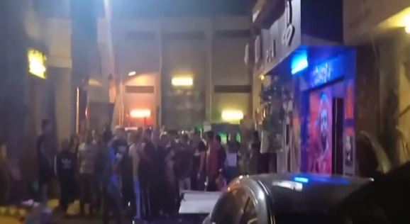 صورة من المظاهرات المفبركة