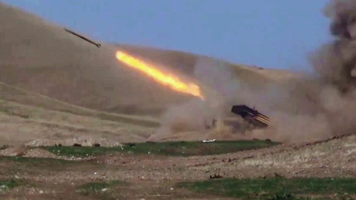 الحرب المندلعة بين اذربيجان وارمينيا