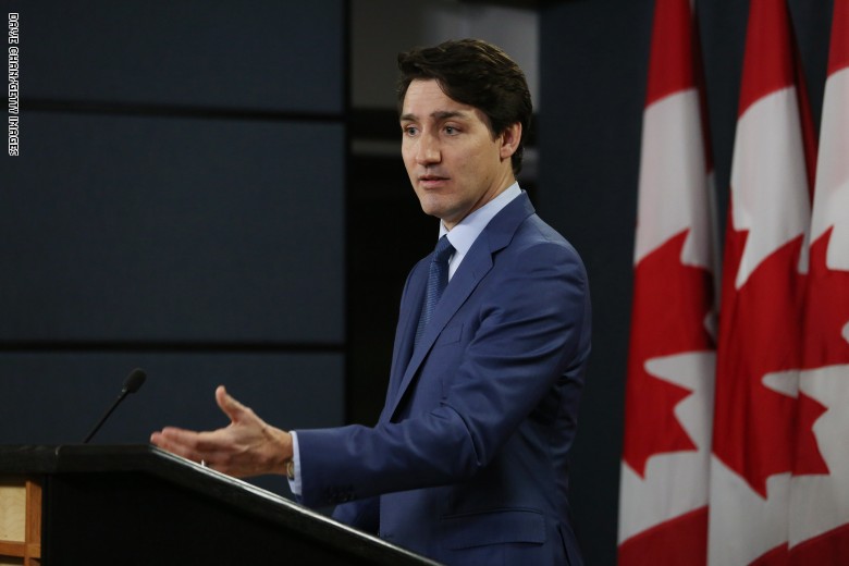 رئيس الوزراء الكندي جستن ترودو