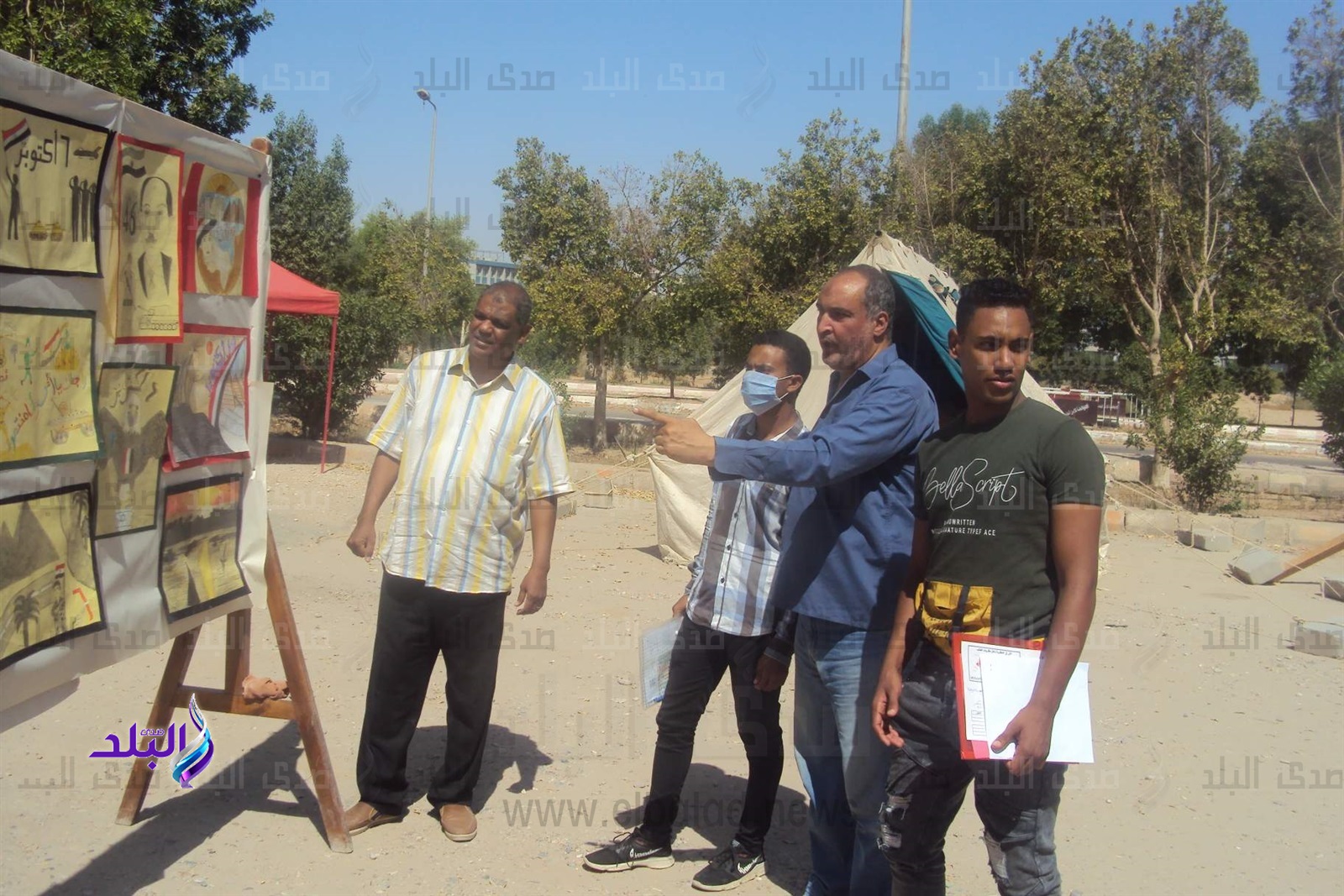 جانب من تنظيم المعسكر