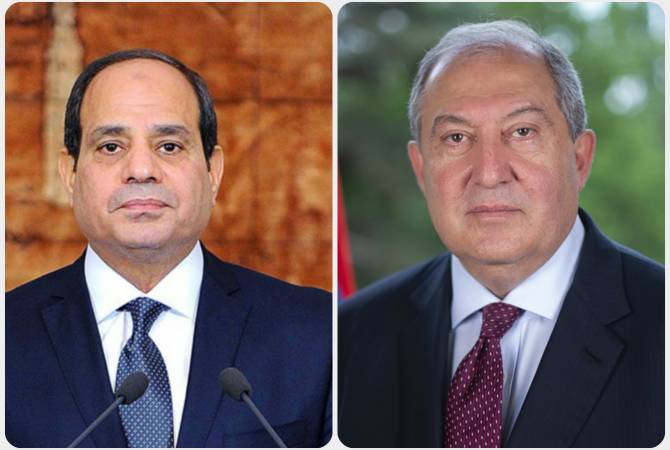 الرئيس الأرميني يطلب من السيسي استخدام سمعته واتصالاته في حل