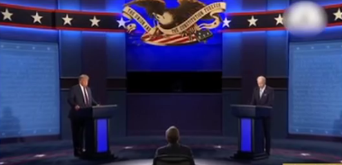 مناظرة بين ترامب وبايدن 