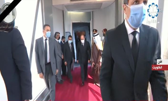 أمير الكويت الشيخ نواف الأحمد يستقبل الرئيس السيسي والوفد ال