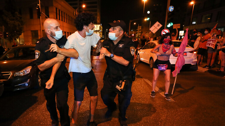 دهس متظاهرة مناهضة لـ نتنياهو فى إسرائيل