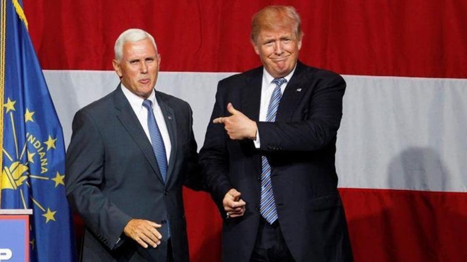 دونالد ترامب ومايك بنس