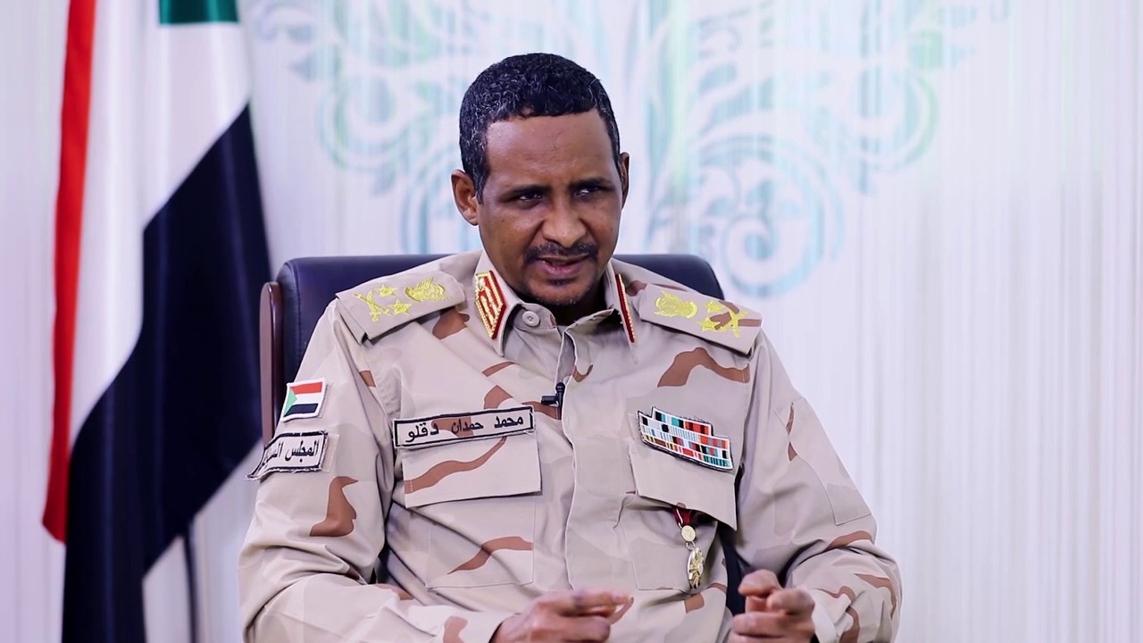 نائب رئيس مجلس السيادة السوداني الفريق محمد حمدان دقلو