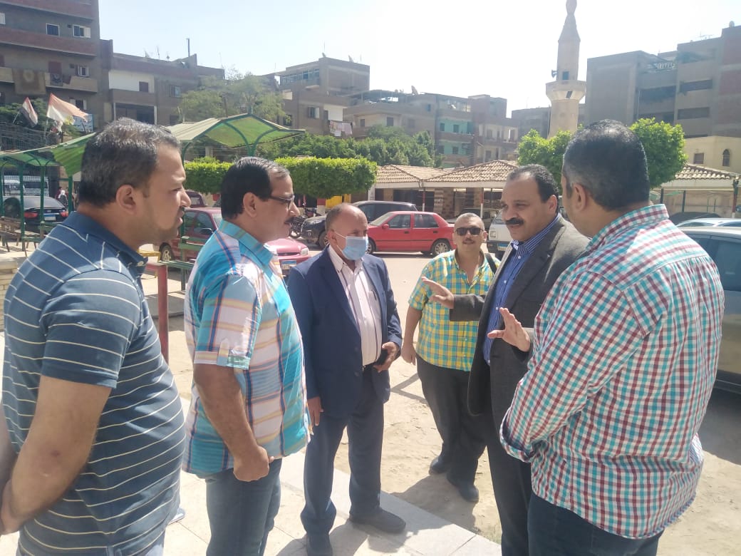 جولة تفقدية بكلية تجارة بنها 
