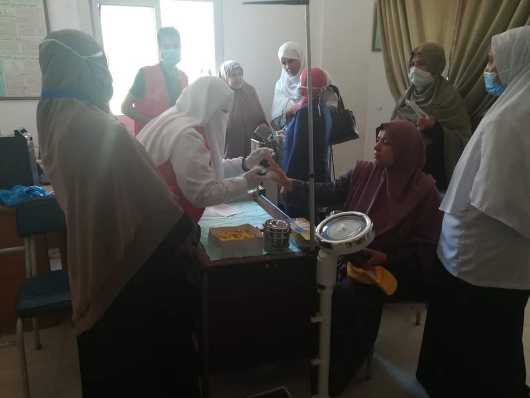 مبادرة ١٠٠ مليون صحة أمام المساجد بالعريش
