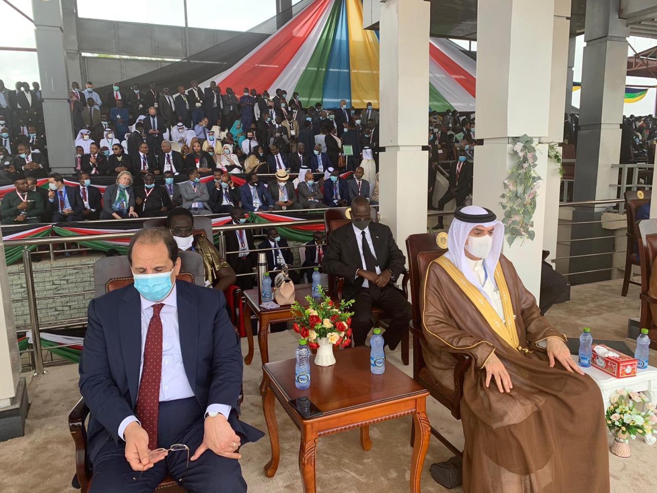 حضور السفير البحريني لدى القاهرة اتفاق جوبا 