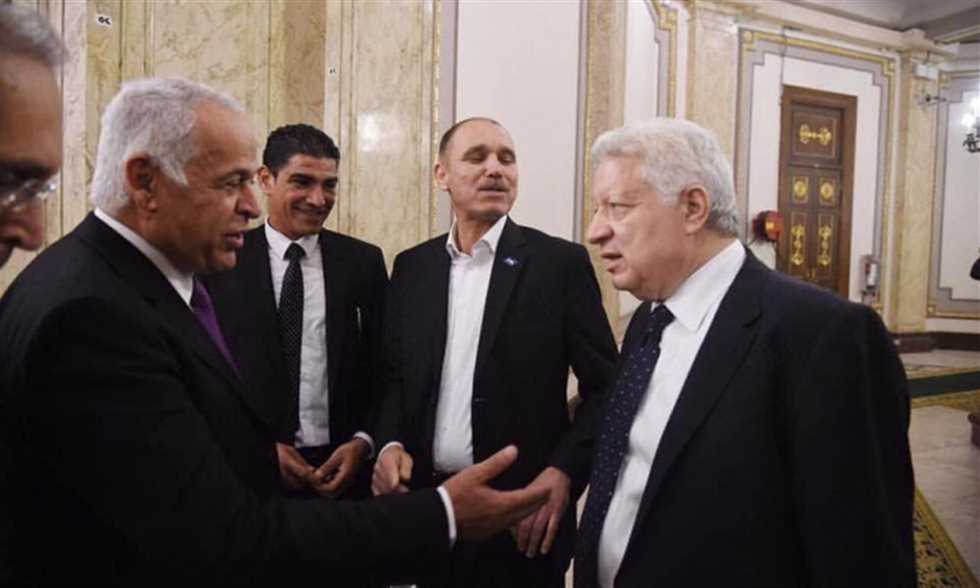 فرج عامر و مرتضي منصور 