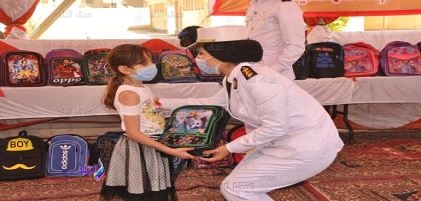 توزيع شنط مدرسية
