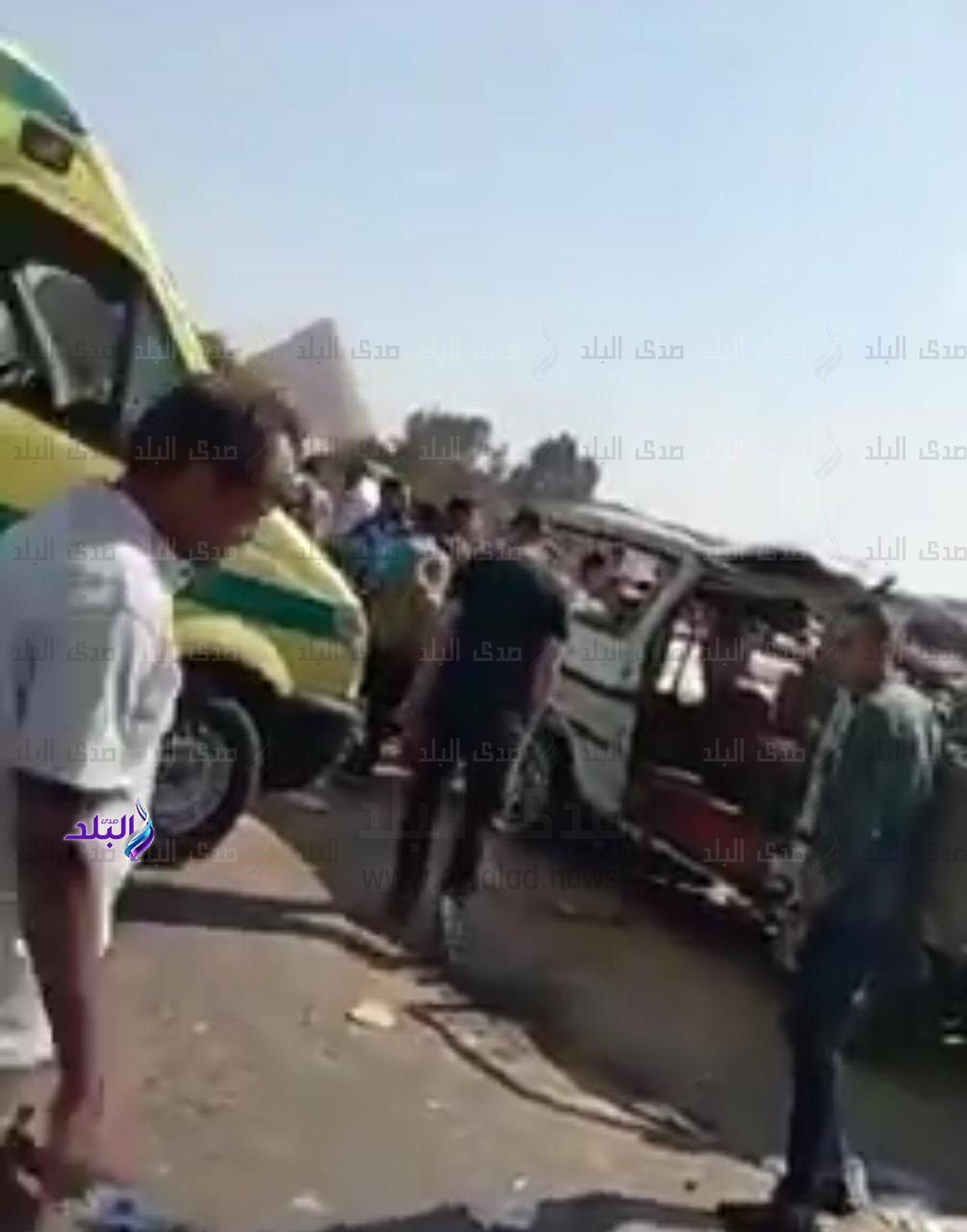 مصابى ميكروباص ميدان الرماية