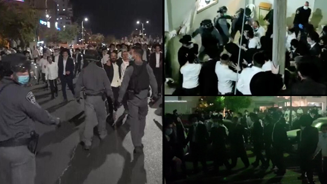 اشتباكات عنيفة بين الشرطة الإسرائيلية والمصليين بأحد المعابد