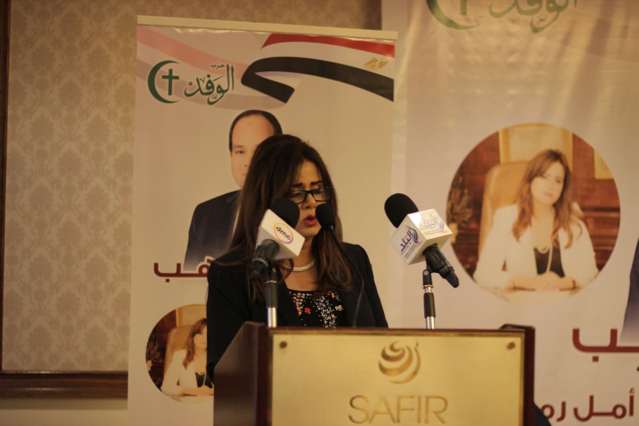 النائبة أمل رمزى، عضو مجلس الشيوخ