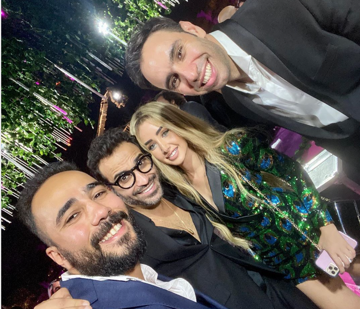 هنا الزاهد و احمد فهمي و احمد شامي