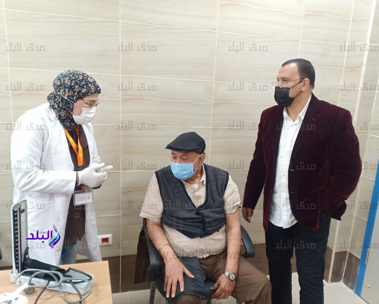 وكل صحة السويس يتابع حاله المصابين بحادث السخنه