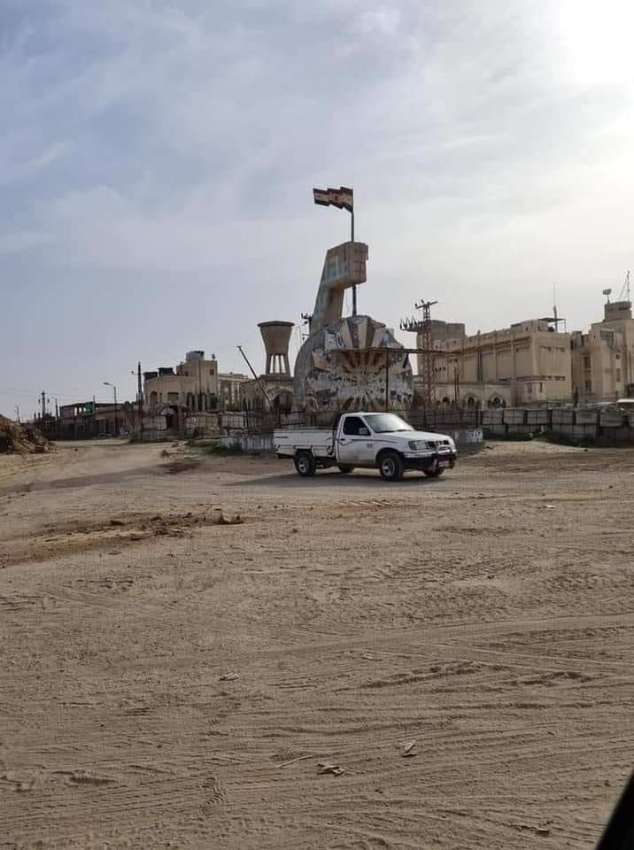 إعادة فتح ميدان الشيخ زويد أمام حركة السير 