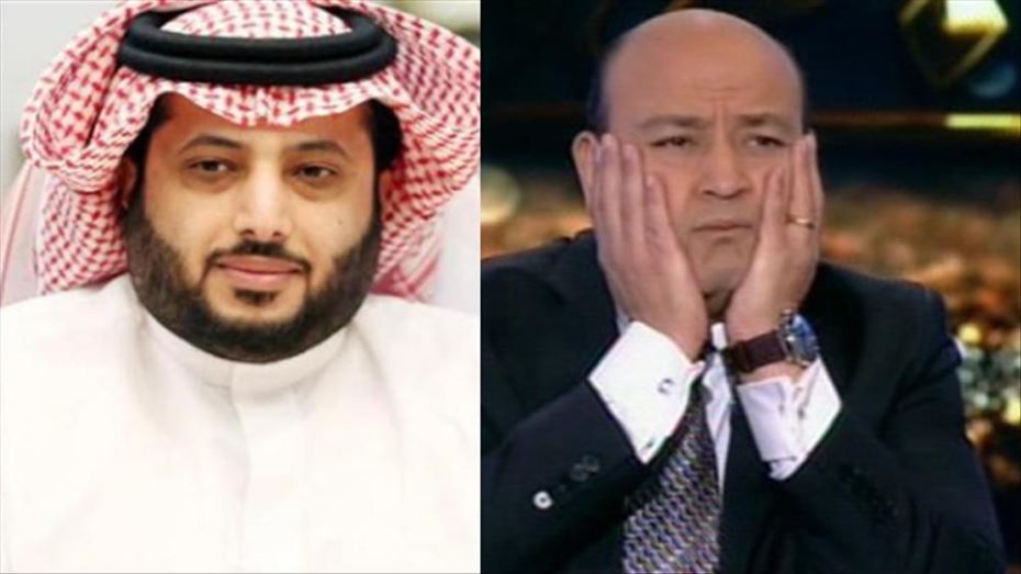 عمرو أديب وتركي آل الشيخ 