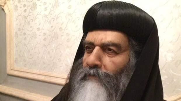 تمثال للقديس البابا كيرلس السادس