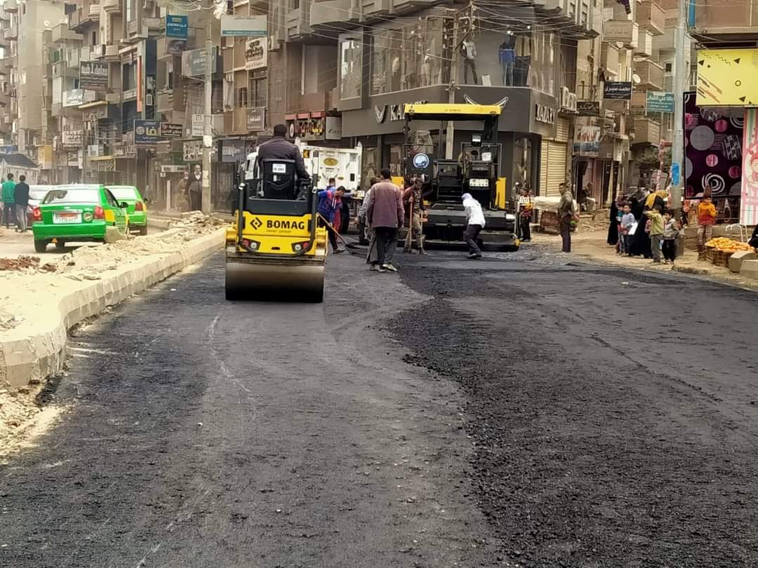 أعمال الرصف والتطوير