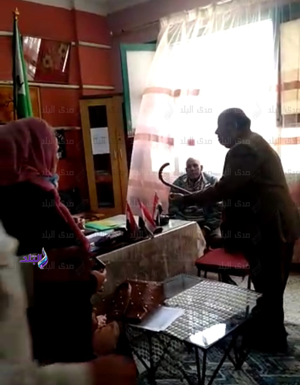 جانب من المشاجرة