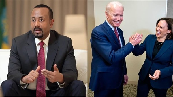 بايدن وهاريس - ابي احمد