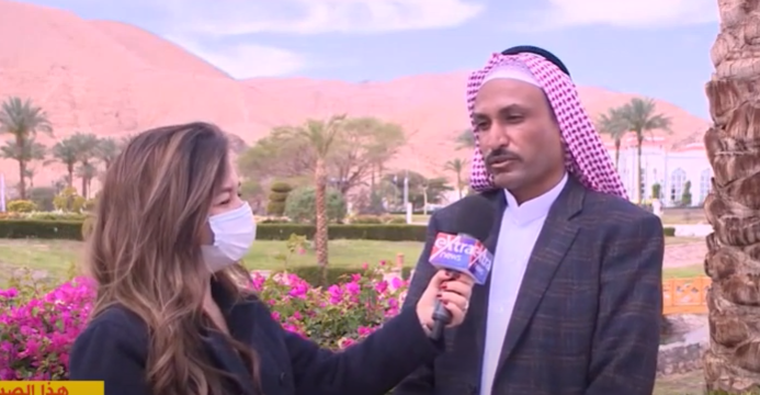 شيخ قبيلة الأحيوات بطابا 