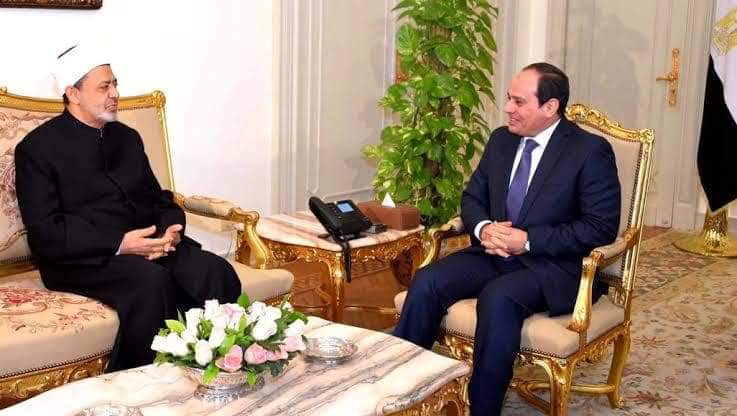 الإمام الأكبر يهنئ الرئيس السيسي والمصريين بعيد تحرير طابا